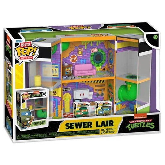 Teenage Mutant Ninja Turtles Sewer Lair Funko Bitty Pop! Box Playset