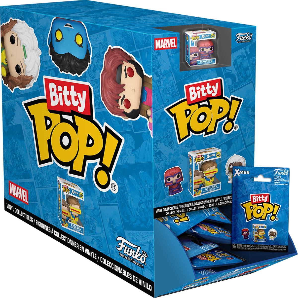 X-Men Bitty Pop! Mini-Figure Singles Display Case of 32