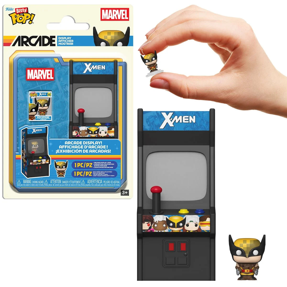 X-Men Wolverine Funko Bitty Pop! Arcade Cabinet
