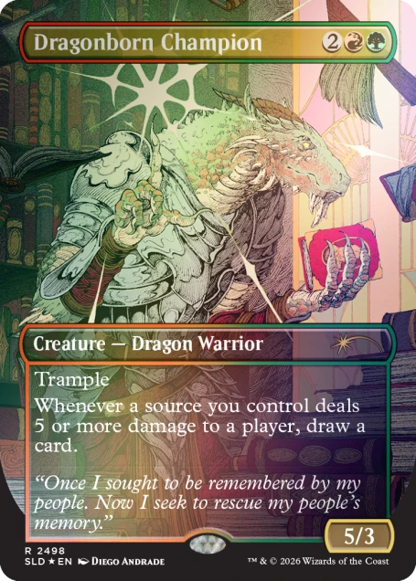 Magic The Gathering Secret Lair: Dungeons & Dragons Chromatic Dragon’s Hoard Foil Bundle