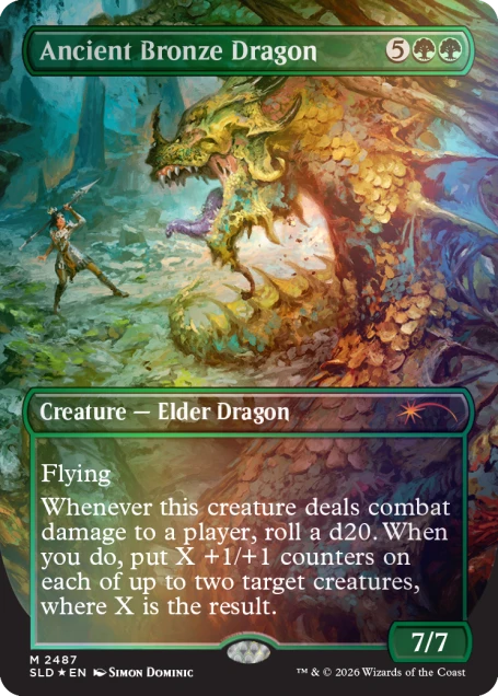 Magic The Gathering Secret Lair: Dungeons & Dragons Chromatic Dragon’s Hoard Foil Bundle