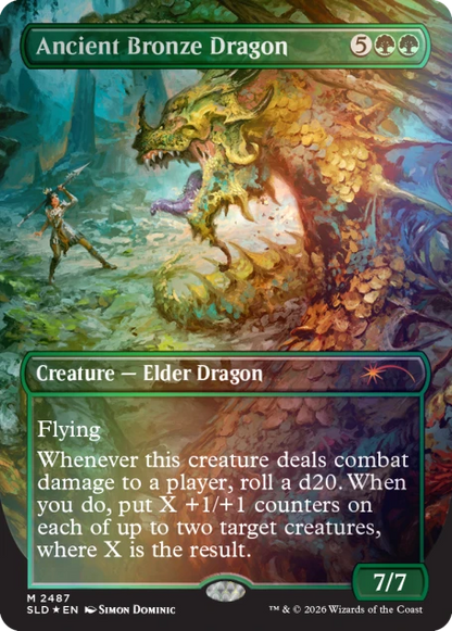 Magic The Gathering Secret Lair: Dungeons & Dragons Chromatic Dragon’s Hoard Foil Bundle