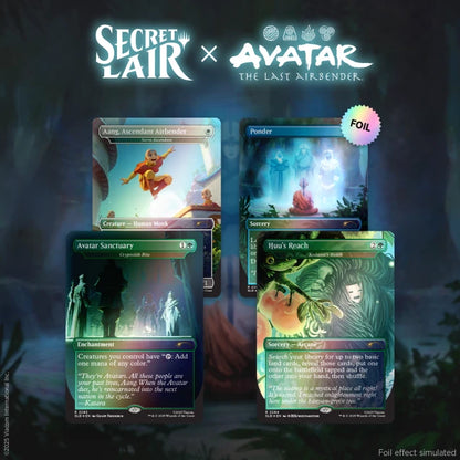 Magic The Gathering Secret Lair: Avatar The Last Airbender Superdrop Foil Bundle
