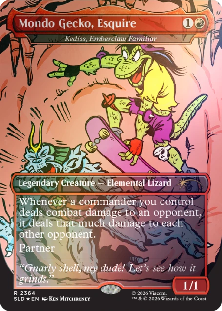 Magic The Gathering Secret Lair:  Turtle Power FOIL Bundle