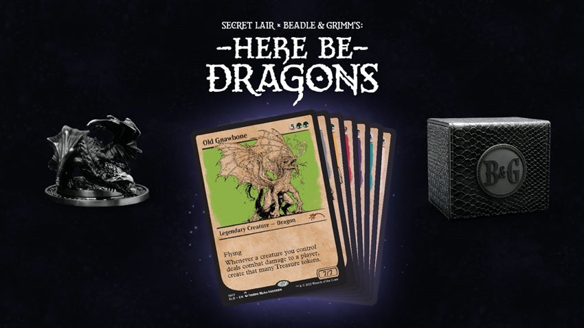 Magic The Gathering Secret Lair:  Here Be Dragons
